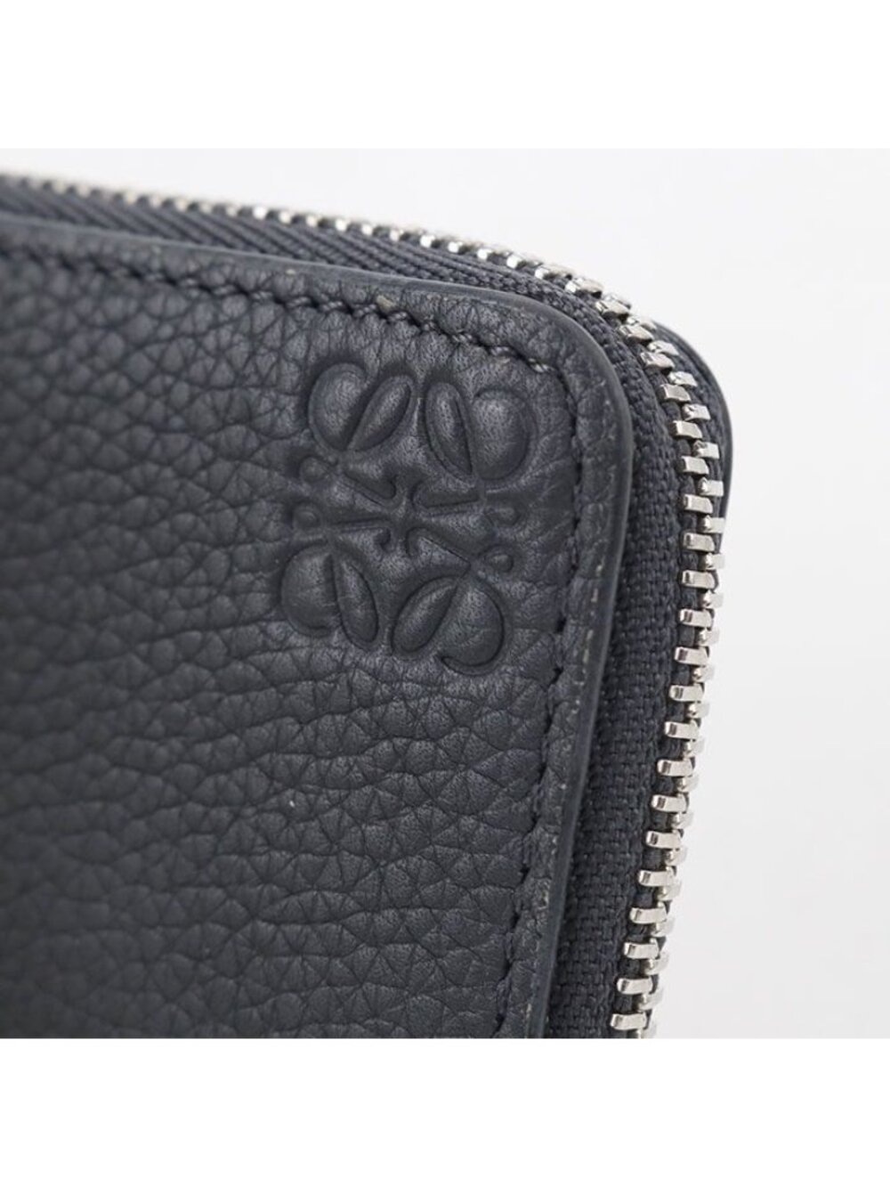 Loewe Fragment Case Coin Card Holder Anagram Purse Soft Grain Calfskin - Picture 4 of 5